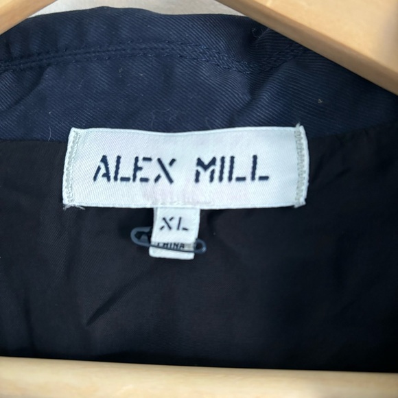 Alex Mill Navy Jacket adorned with a fun flower.  Comfy and versatile XL. - Picture 16 of 16